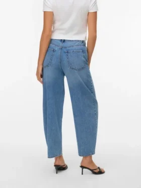 Vmbillie High-Rise-Jeans in Barrel-Fit
