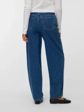 Vmbillie High-Rise-Jeans in Barrel-Fit