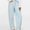Vmbillie High-Rise-Jeans in Barrel-Fit