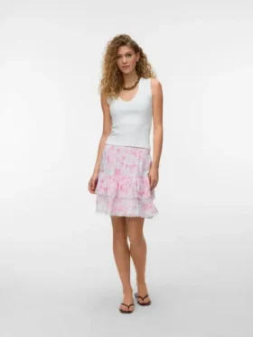 Vmbliss kurzer Rock mit hoher Taille als Shorts