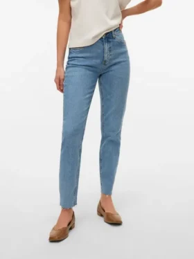Vmbrenda High-Rise-Mom-Fit-Ankle-Jeans