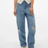 Vmbrooklyn Mid-Rise-Jeans in Baggy-Passform