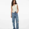 Vmbrooklyn Mid-Rise-Jeans in Baggy-Passform