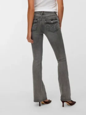 Vmcamille Jeans mit niedriger Leibhöhe und ausgestelltem Schnitt