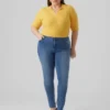 Vmcfanya Mid-Rise-Jeans in Slim-Fit