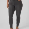 Vmcfanya Skinny-Fit-Jeans mit mittlerer Leibhöhe
