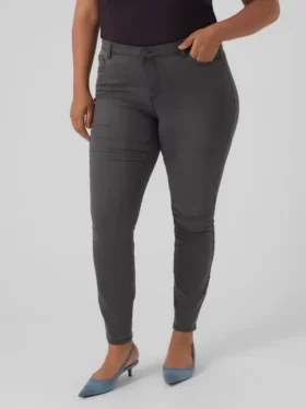 Vmcfanya Skinny-Fit-Jeans mit mittlerer Leibhöhe