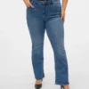 Vmcflash Jeans mit mittlerer Leibhöhe und ausgestelltem Schnitt