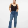 Vmcflash Jeans mit mittlerer Leibhöhe und ausgestelltem Schnitt