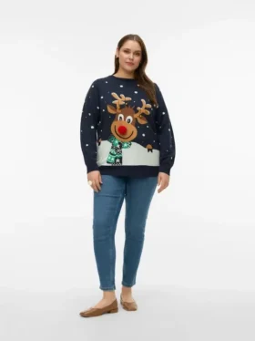 Vmcfrostydeer Strickpullover