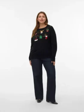 Vmcglitter Strickpullover