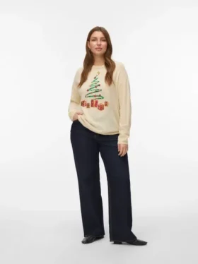 Vmcglitter Strickpullover