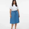 Vmcjolene Midi-Rock mit hoher Taille