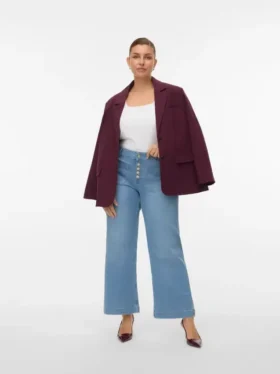Vmckayla Jeans mit hoher Leibhöhe und ausgestelltem Bein