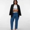 Vmclusia High-Rise-Jeans im Mom-Fit