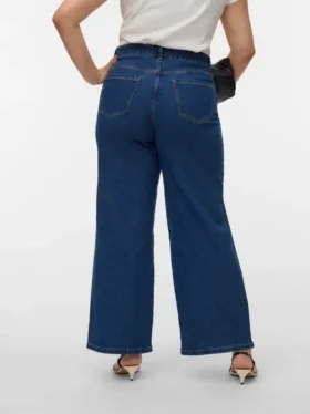 Vmclusia Jeans mit hoher Taille und weitem Bein