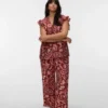 Vmcnellie Hose mit hoher Taille