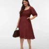 Vmcnori Langes Kleid