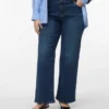 Vmcstellastretch Jeans mit mittlerer Leibhöhe und weitem Bein