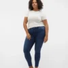 Vmctanya Skinny-Fit-Jeans mit mittlerer Leibhöhe