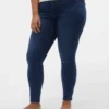 Vmctanya Skinny-Fit-Jeans mit mittlerer Leibhöhe