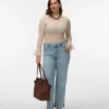 Vmctessa High-Rise-Jeans in gerader Passform
