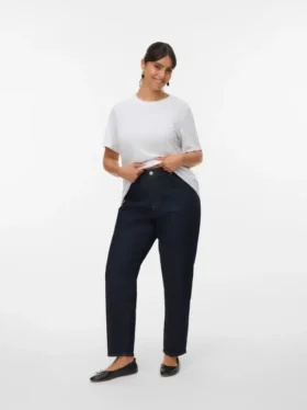 Vmctessa High-Rise-Mom-Fit-Jeans