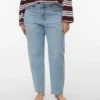 Vmctessa High-Rise-Mom-Fit-Jeans