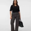 Vmctessa Jeans mit hoher Leibhöhe und weitem Bein