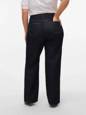 Vmctessa Jeans mit hoher Leibhöhe und weitem Bein