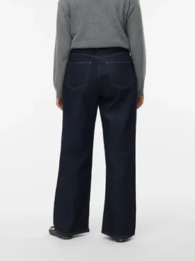 Vmctessa Jeans mit hoher Leibhöhe und weitem Bein