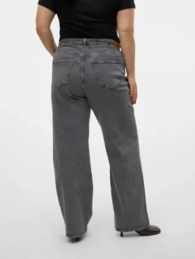 Vmctessa Jeans mit hoher Leibhöhe und weitem Bein
