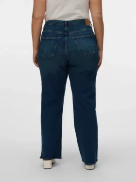 Vmctessa Jeans mit hoher Leibhöhe und weitem Bein