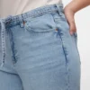 Vmctessa Jeans mit hoher Leibhöhe und weitem Bein