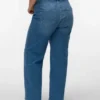 Vmctessa-Stretch-Jeans mit hoher Taille und weitem Bein
