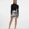 Vmcute Minirock mit hoher Taille