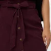 Vmcvilja Kurzer Cordrock-Shorts mit hoher Taille