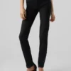 Vmdaf Mid-Rise-Jeans mit gerader Passform