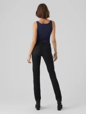 Vmdaf Mid-Rise-Jeans mit gerader Passform