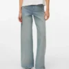 Vmelina Super High Rise Wide Leg Fit Jeans