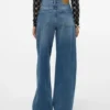 Vmelina Super High Rise Wide Leg Fit Jeans