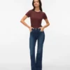 Vmella Jeans mit mittlerer Leibhöhe und Bootcut-Passform