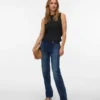 Vmella Mid-Rise-Jeans in gerader Passform