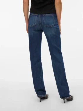 Vmella Mid-Rise-Jeans in gerader Passform