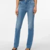 Vmella Mid-Rise-Jeans in gerader Passform