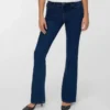 Vmelly Jeans mit mittlerer Leibhöhe und ausgestelltem Schnitt