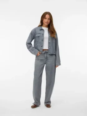 Vmestelle High Rise Barrel Fit Jeans