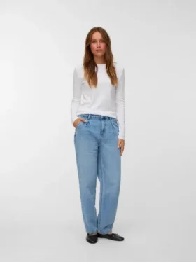 Vmetna High-Rise-Jeans in Barrel-Fit