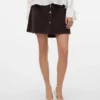 Vmetta High Waist Shorts-Rock