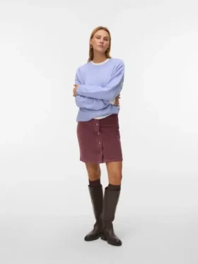 Vmetta High Waist Shorts-Rock